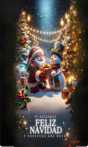 Funda forro puerta navidad PAPA NIEVE